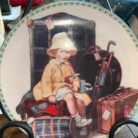 - Knowles Plate "Ready and Waiting" Yesterday's Innocents Jessie Wilcox Sm… - Picture 2 of 5